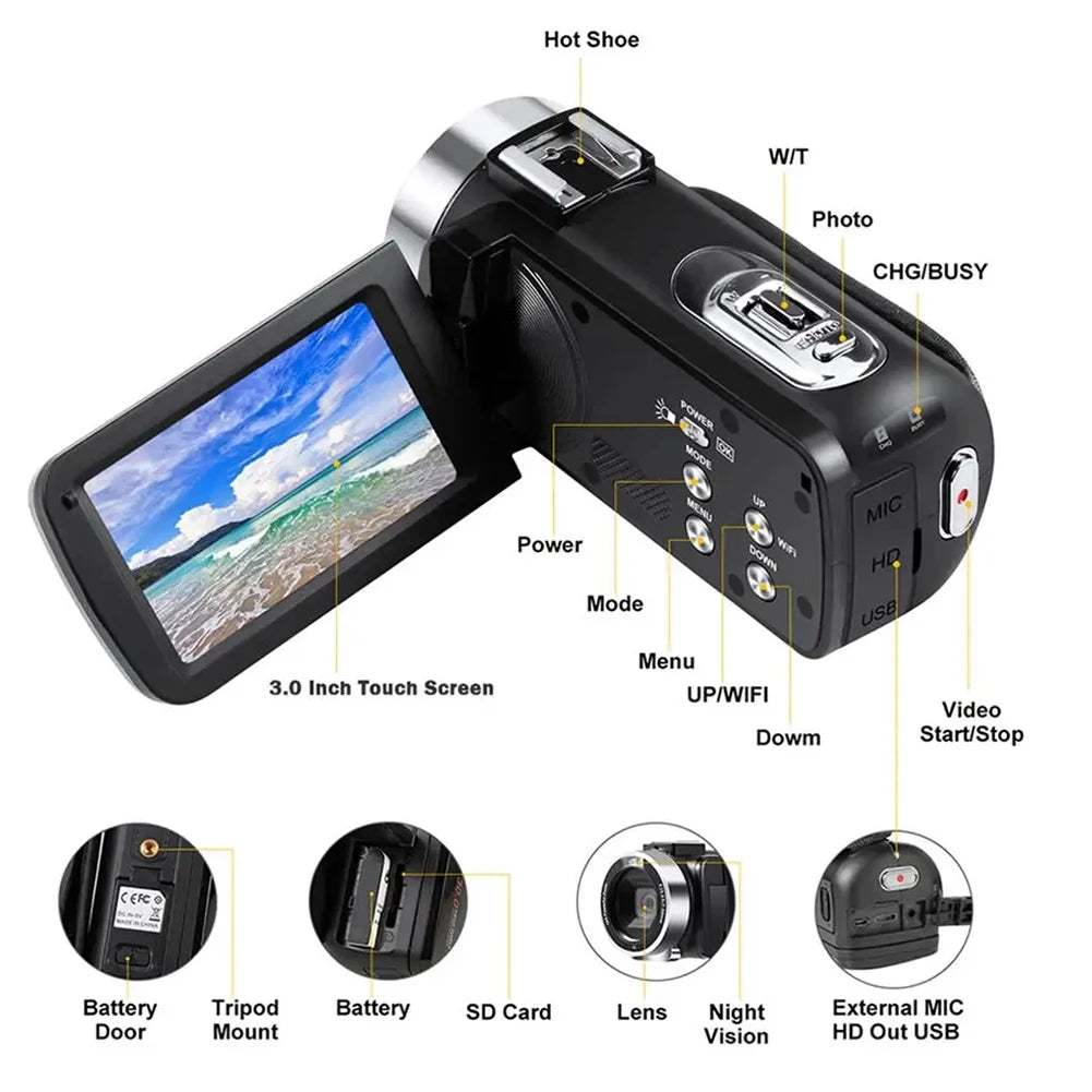 TimeTraveler Retro Camcorder